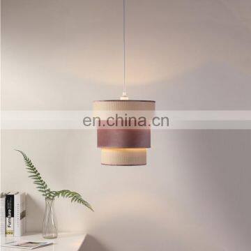 Nordic style living room decoration hanging indoor pink pendant lamps for home decor