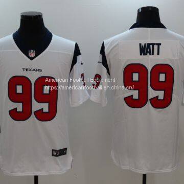 Houston Texans #99 Watt White Jersey