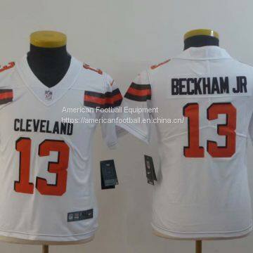 Cleveland Browns #13 Beckham Jr. Kids White Jersey