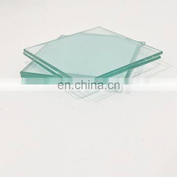 Hot sales clear tempered glass cheap building safety toughened beveled