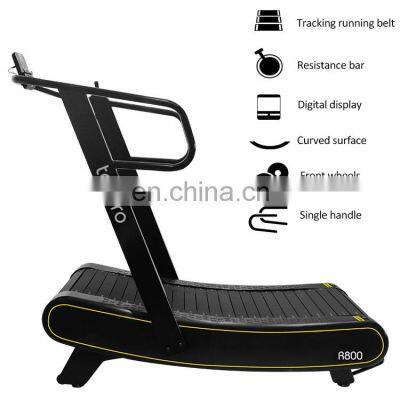 Cheap Price Home Use Fitness Running Machine Curved Manual Treadmill Self Generating Treadmill photo-3