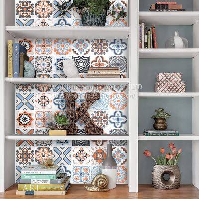 Bohemian Design Adornment Namely Peel Namely Wallpaper, 40.64 cm x 300.00 cm Color Strip Sticks Ceramic Tile Namely Removable From the Sticky Wallpaper Wallpaper Splash Plate Wall Decals Vinyl Film Wall Cover Applies to the Kitchen photo-5