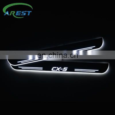 12V Moving Light Door Scuff-Plate Led Door Sill For Mazda CX 5 CX-5 2011-2020 Door Scuff-Plate Pedal Threshold Car Accessory