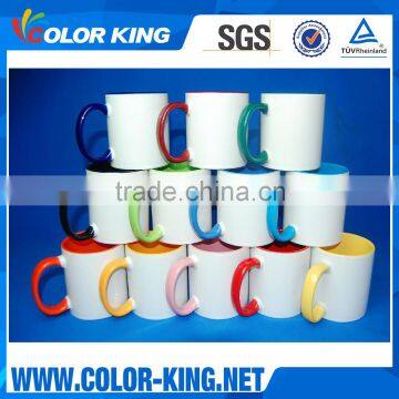Manufacturer Wholesale Sublimation 11oz Top Grade Inner Colourful Handle photo-5