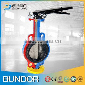 Center Lined Internal View Wafer Style Butterfly Valve photo-5