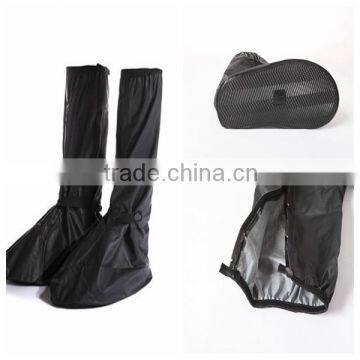 2015 anti-slip durable plastic rain shoe cover for men