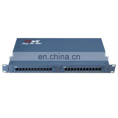 Rack Mount Type Thickened Empty Box FTTH 24 Port SC/LC Fiber Optic Patch Panel/ODB/ODF