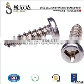 stainless steel TRF TRI WING Flat Head Machine Security Screws