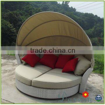 Cheap Outdoor Wicker Rattan Sofa Stackable Bed