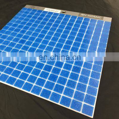 Hot-Melting transparent mosaic tiles for bathroom walls swimming pool tiles