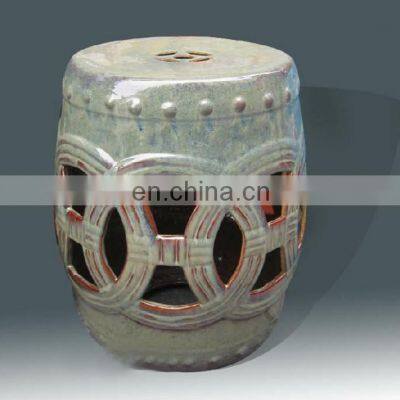 High Temperature Burning Glazed Customized Color Chinese Ceramic Garden Seat