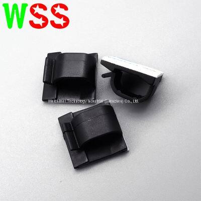 Plastic Self-Adhesive Saddle Type Tie Mount Cable Clips Wire Organizer photo-2