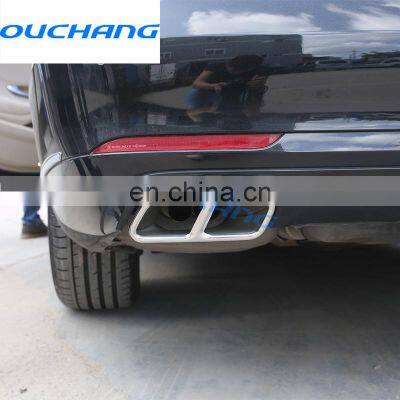 Stainless Steel Exhaust Rear Dual Cover Trim Stickers For Mercedes Benz S Class Coupe R Class photo-4
