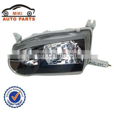 Black Head Lamp Auto Lighting System 81150-02100 81110-02110 For Corolla 2001 2002 US 312-1148-B