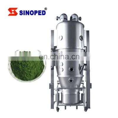 Powder Granules Drying Vertical Fluid Bed Dryer for pharmaceuticals chemicals and foodstuff