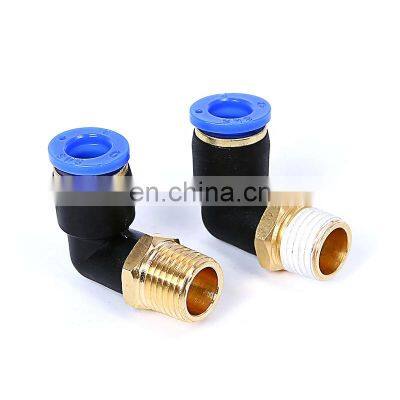 SNS SPL Series Male Elbow L type Plastic hose connector Push To Connect Pneumatic Air Fitting