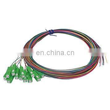 12 Fibers SC APC 9125 Single Mode Color-Coded Fiber Optic Pigtail photo-2