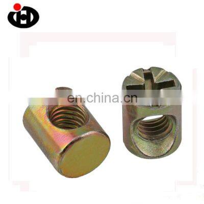 Hot Sale JINGHONG Slotted Cross Barrel Centre Hole Dowel  Hammer Connector Nut