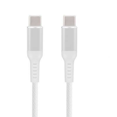 Nylon Braided USB-C to USB-C 3A Fast Charging Cable Type C Charger for Apple Macbook Huawei P40 photo-5