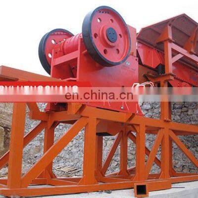 Portable Mobile Diesel Engine Mining Gold Ore Rock Stone Limestonel Pe400x600 Jaw Crusher Pe250x400 Laboratory Crushing Machine