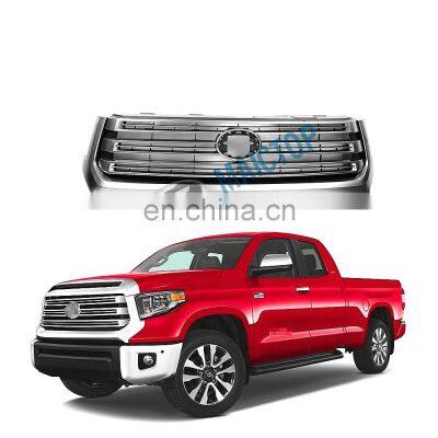 MAICTOP Auto accessories car grills ABS silver chrome front grille for tundra 2018-2020 grill