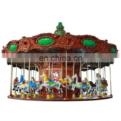 Fairground commercial carousel horses ride antique merry go round for sale