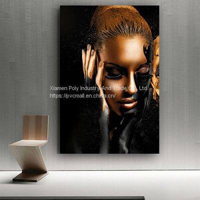 African Women's Oil Painting Living Room Decoration 3D Wall Art Poster photo-4