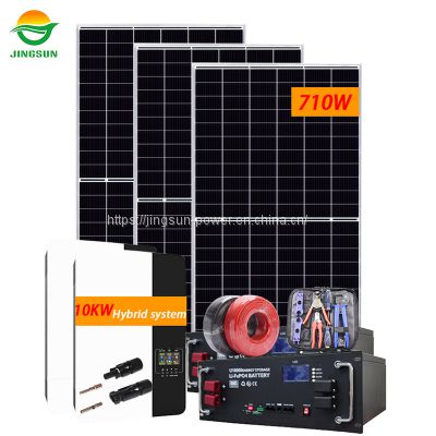 10KW Hybrid Solar System 400W solar panels