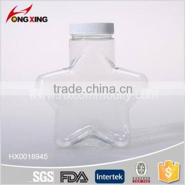 Mini Special Star shaped plastic candy bottles manufacturer