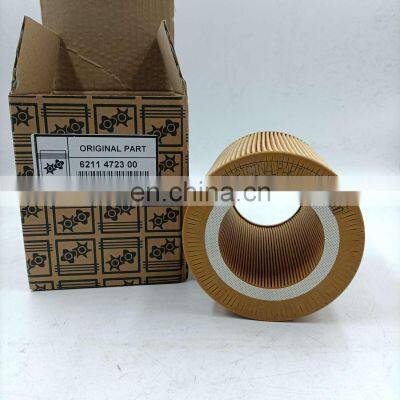 6211472300 Air Filter Bolete Industrial Construction Machinery Spare Parts With High Efficiency