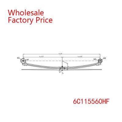 6C115560HB, 6C115560HC, 6C115560HD, 6C115560HE, 1382081, 6C115560HF, 1388234, 1481327, 1512415, 1686726, 1721790, 6C115560HA Rear Axle Wheel Parabolic Spring Arm of Medium Duty Vehicle Wholesale For FORD