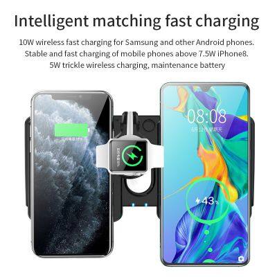 Manufacturer Hot Selling New 5 in 1 Multifunctional Mobile Phone Charger Wireless Charger photo-3