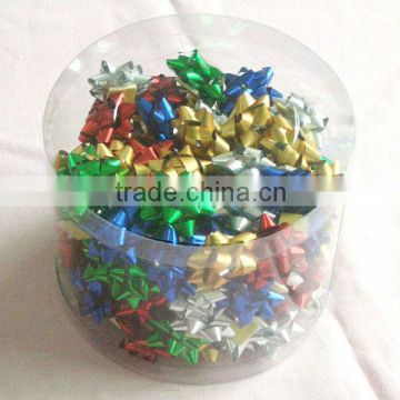 28mm dia mini star bow for gift packing or decorative christmas tree star bow