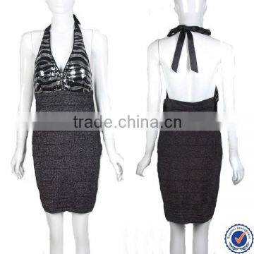 new design midi dresses with sequin for women summer clothing wholesale manufacturer