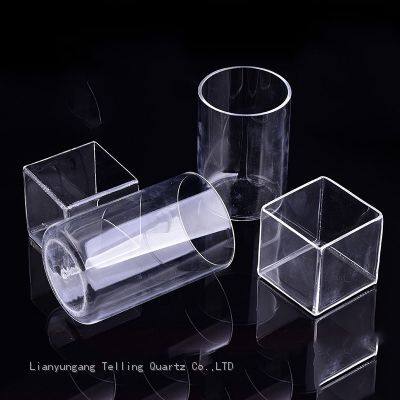Square Cylinder Electrolytic Tank Glass Quartz Cleaning tank