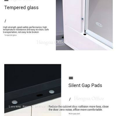 Environment-Friendly Powder Coating Office Archive Storage Steel Cabinet With Quality Locks for Factories & Workshops photo-4