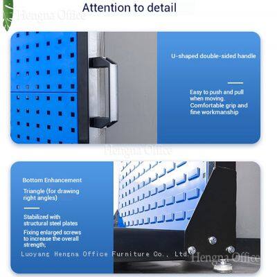 Ergonomic Handle Industrial Tool Storage Rack With Lockable Wheels for Efficient Workshop Tool Management -High Capacity photo-5