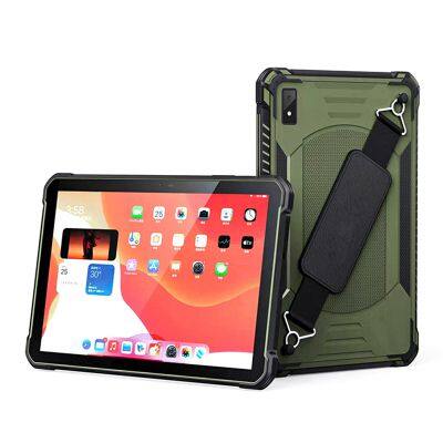 HR1087 Cheapest Factory 10.1'' Android 13 8-core 8GB+256GB IP68 10000mAh Rugged Tablet Pc With NFC Hand Belt Stylus Pen Support GPS OTG