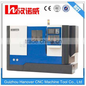 CKX360E Slant Bed Cnc Lathe machine for processing aluminum pulley/metal with 8'' hydraulic chuck 8/10 station turret for sale