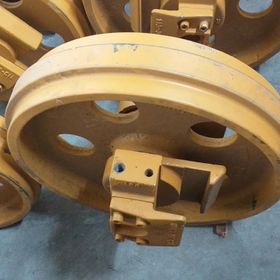 Genuine Sany OEM Front Idler Roller Assembly for SY485H-9 / SY465C-10 Excavator Track Undercarriage photo-2