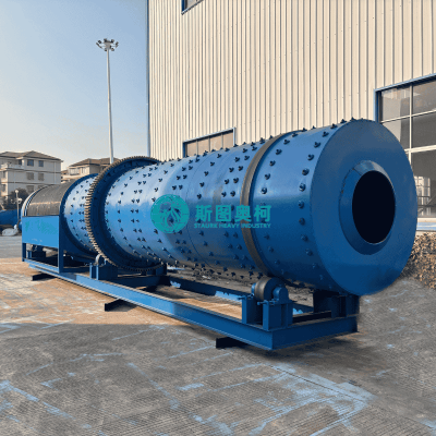 Stone Scrubber Rotary Scrubber Trommel Scrubber Cylinder Stone Washer for Ore, Aggregate & Gravel Washing photo-4
