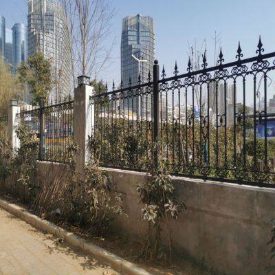 Modular Wrought Iron Fence Hot Dipped Galvanized for Commercial and Industrial Use photo-2
