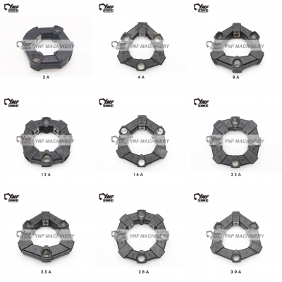 Centaflex Type Flexible Rubber Coupling CF-A Series2A 4A 8A 12A 22A 25A 28A 30A 50A 80A 140A 200A 250A 400A Excavator Hydraulic Pump Drive Coupling