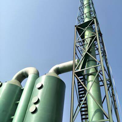FRP/GRP Fiberglass Tower, Packed & Purification Tower for Waste Gas, Water Treatment & Environmental Projects