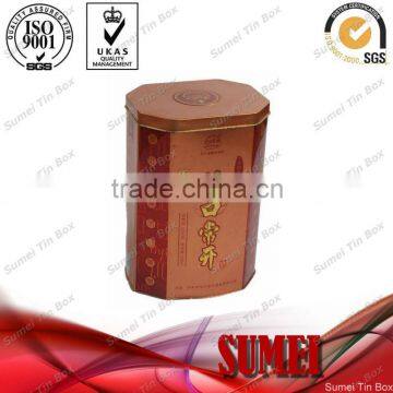 Square wholesale wine tin