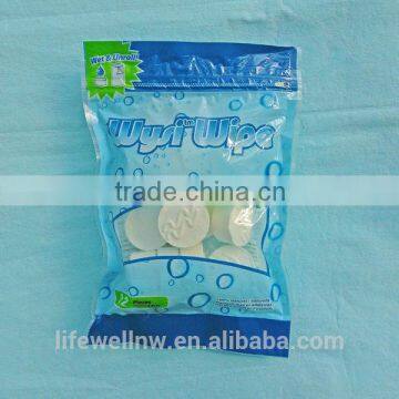 Super Mini Compressed Nonwoven Magic Pill Tissue