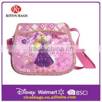 Fashional Custom Messenger Bag with Shining Girl Picture Messenger Bag with Wide Straps
