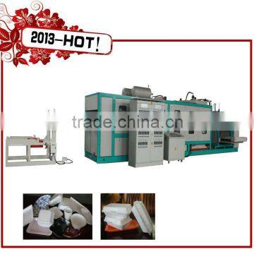 Disposable Foam Clamshell Take-Out Containers making machine