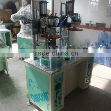 Transparent PVC PET Cylinder Curling Edge Machine