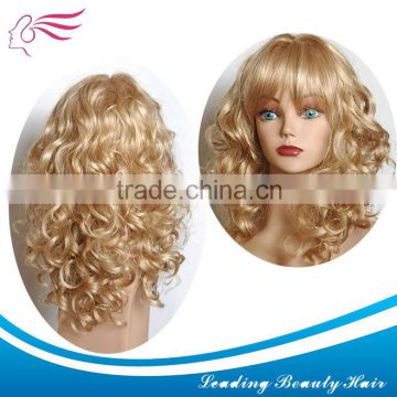 High quality Remy human hair silkt top Full Lace Wig